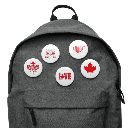 Canada Day Celebration Set of 5 Pins
